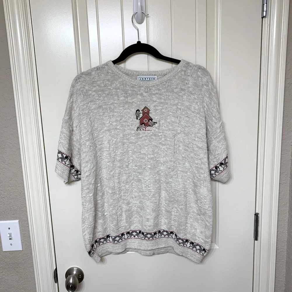 Vintage Jantzen Embroidered Blouse